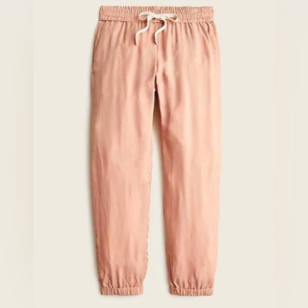 J Crew Eco cupro jogger pant Warm Taupe EUC #C22